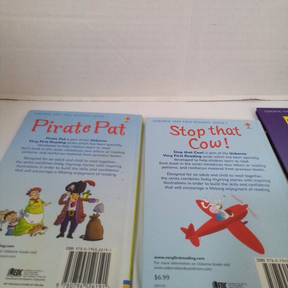Usborne Very First Reading Book Lot of 6 Hardcover - Picture 6 of 8